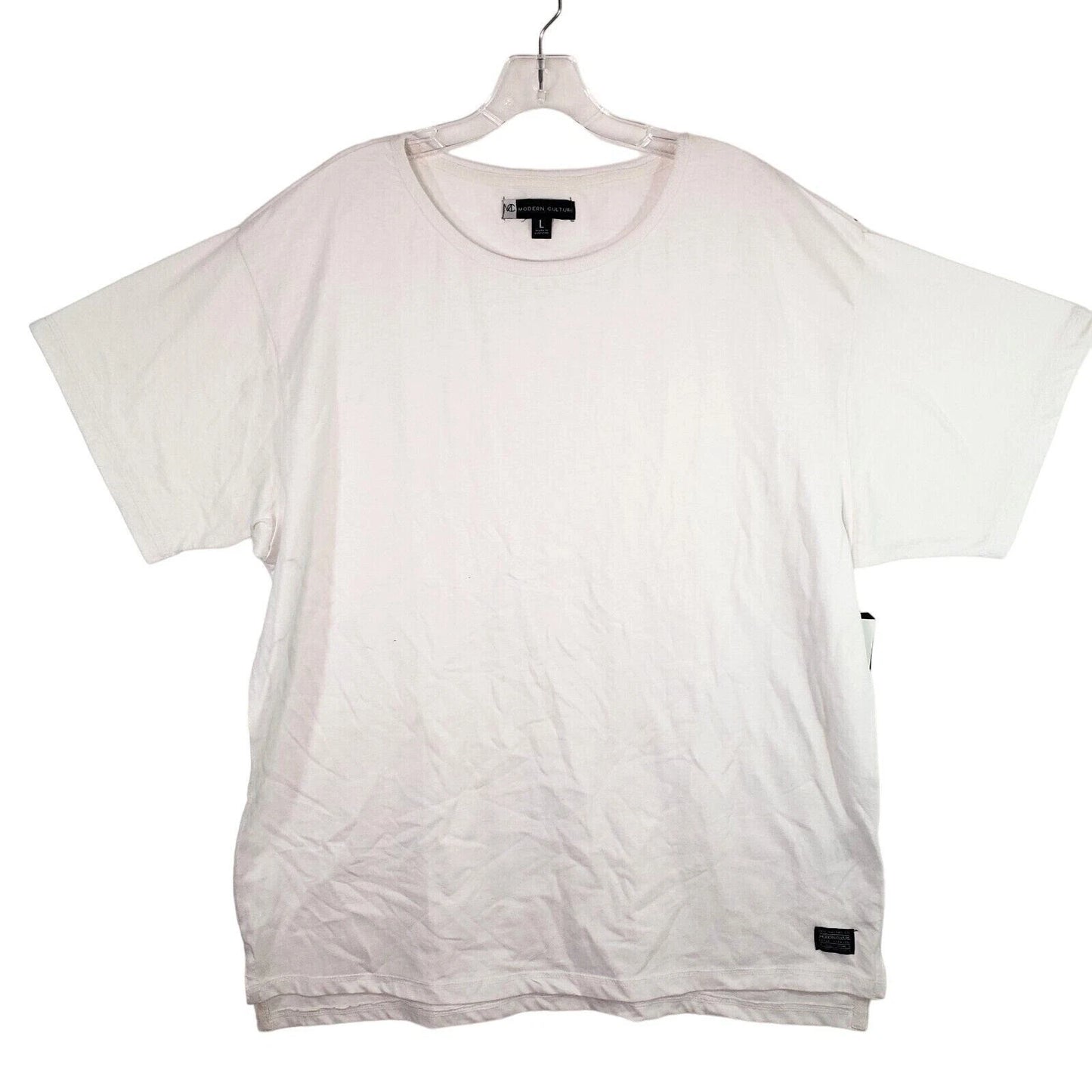 Modern Culture T-Shirt Mens XL White Short Sleeve Crew Neck Tee Casual Basic