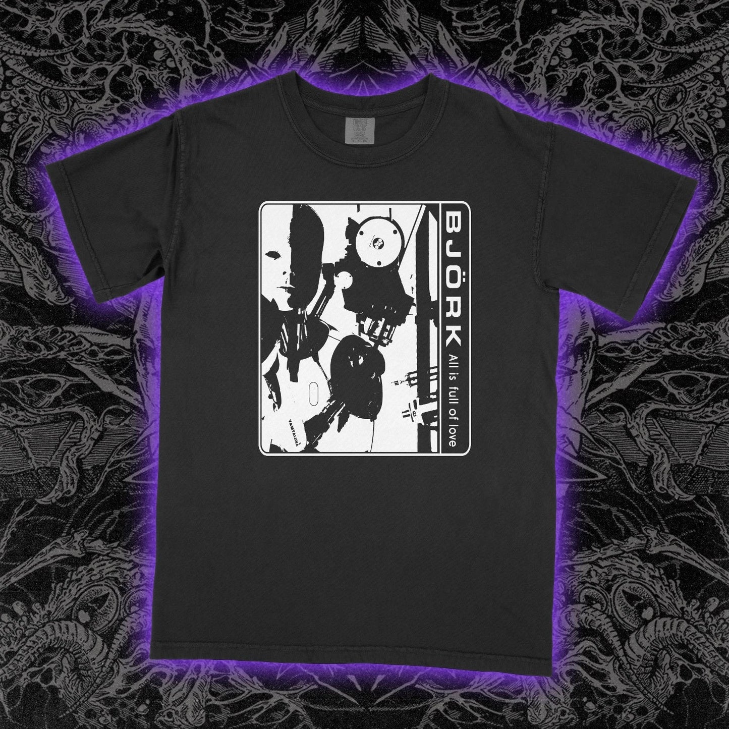 Björk All Is Full of Love T-Shirt Vintage Music Video Graphic Tee Unisex Soft