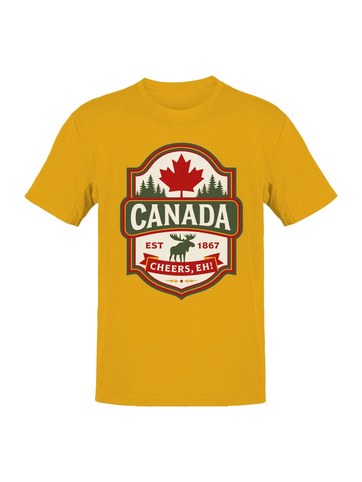 Canada Cheers Eh! Vintage Design Men's T-shirt