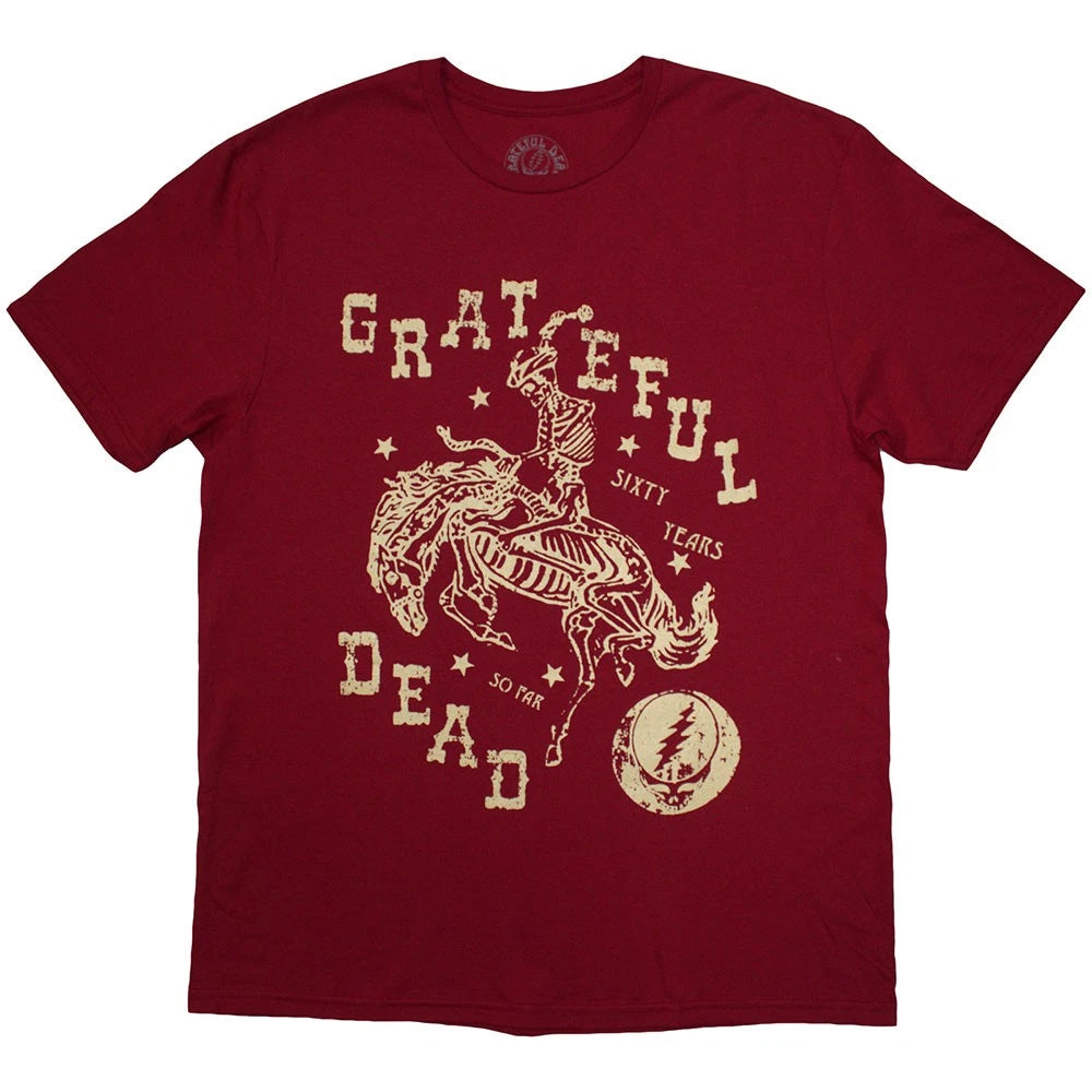 Grateful Dead Skeleton Horse Official T-Shirt MenS