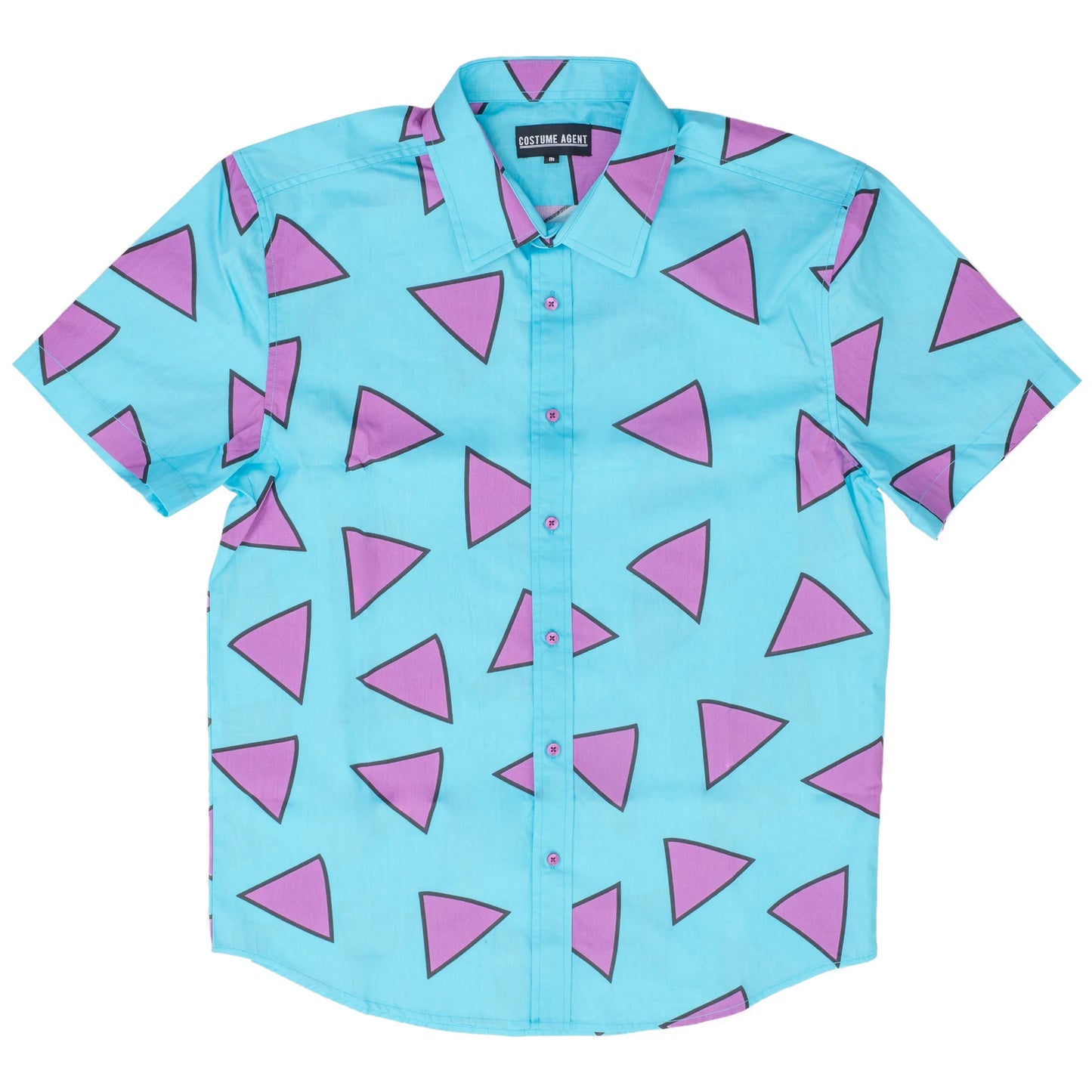 Adult Unisex 90's Modern Life Button Down Shirt Halloween Cosplay Costume