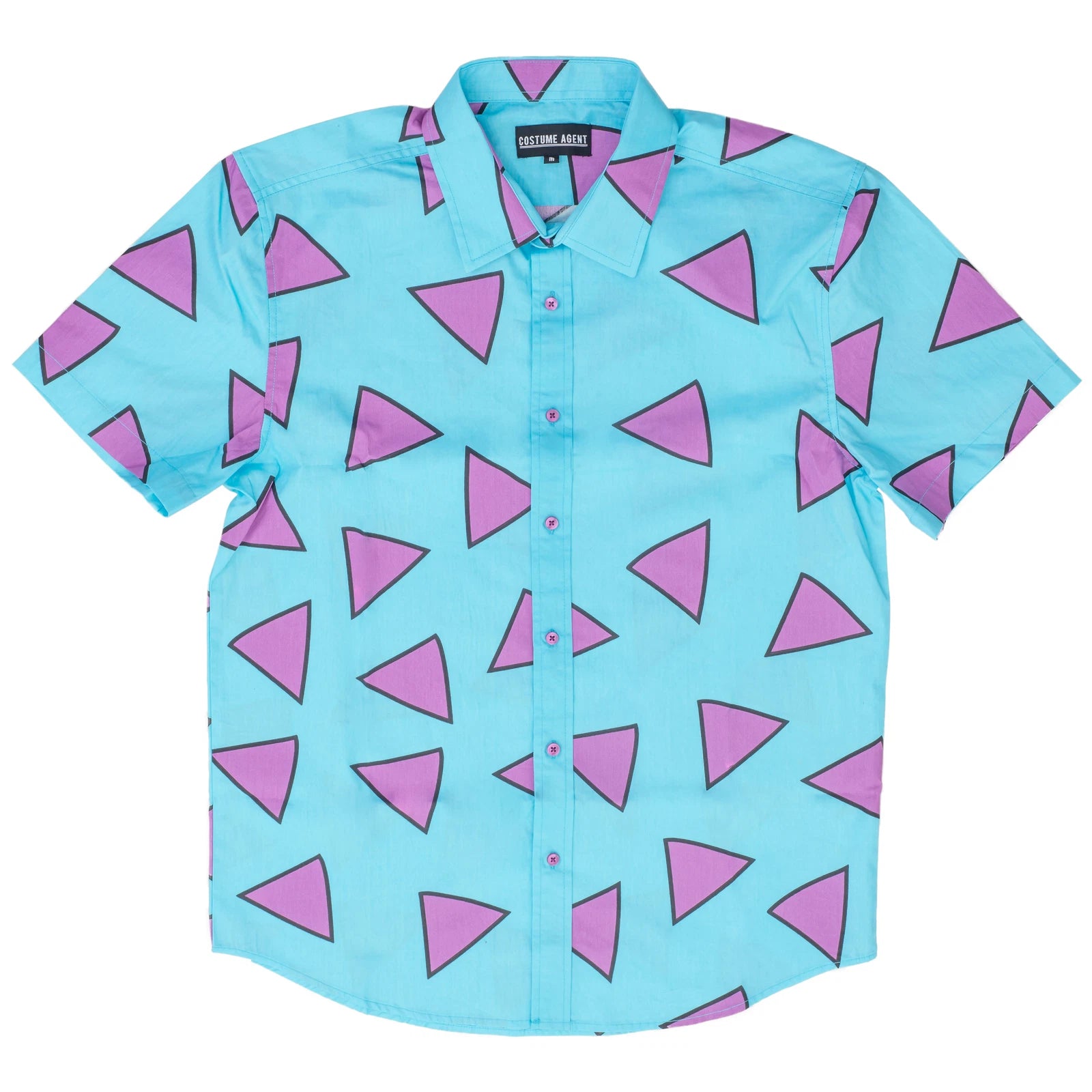 Adult Unisex 90's Modern Life Button Down Shirt Halloween Cosplay Costume