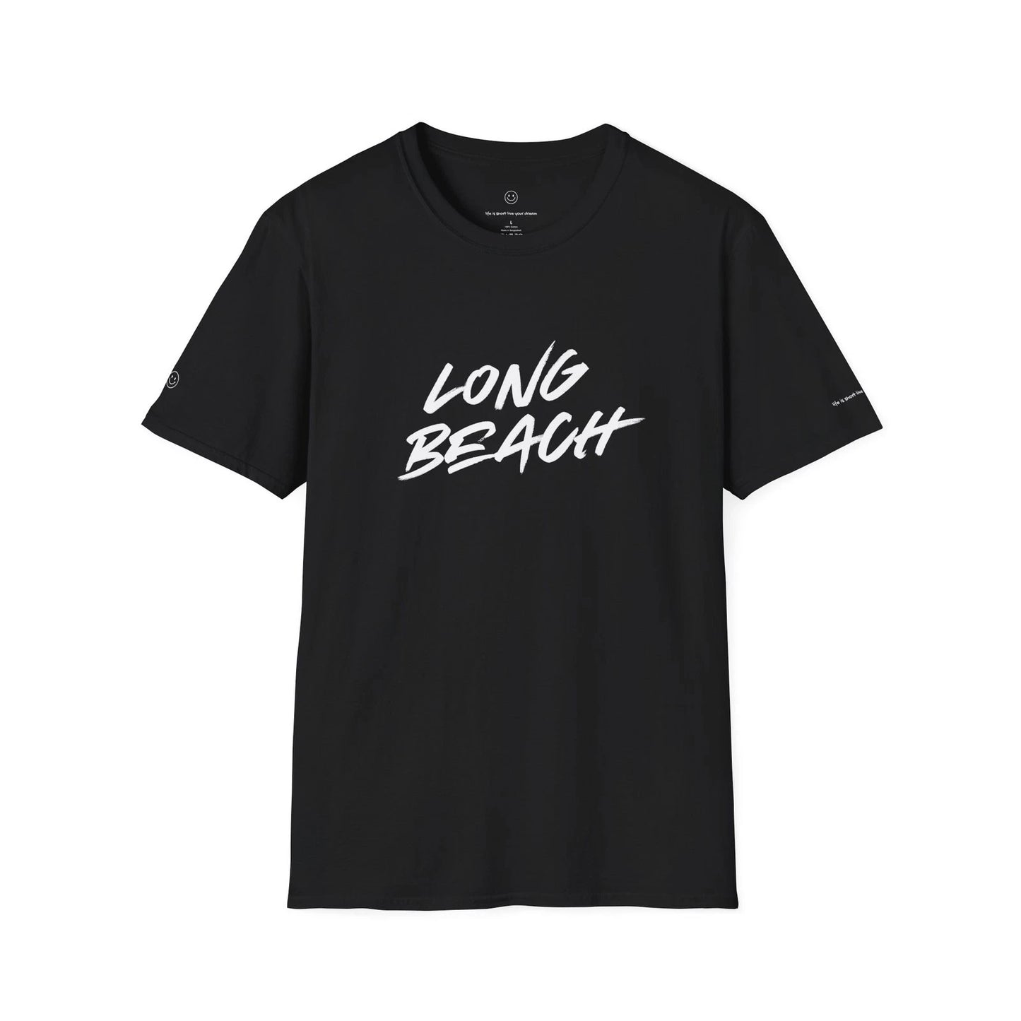 LONG BEACH T-Shirt Minimalist Luxury Travel Tee Unisex Casual Shirt