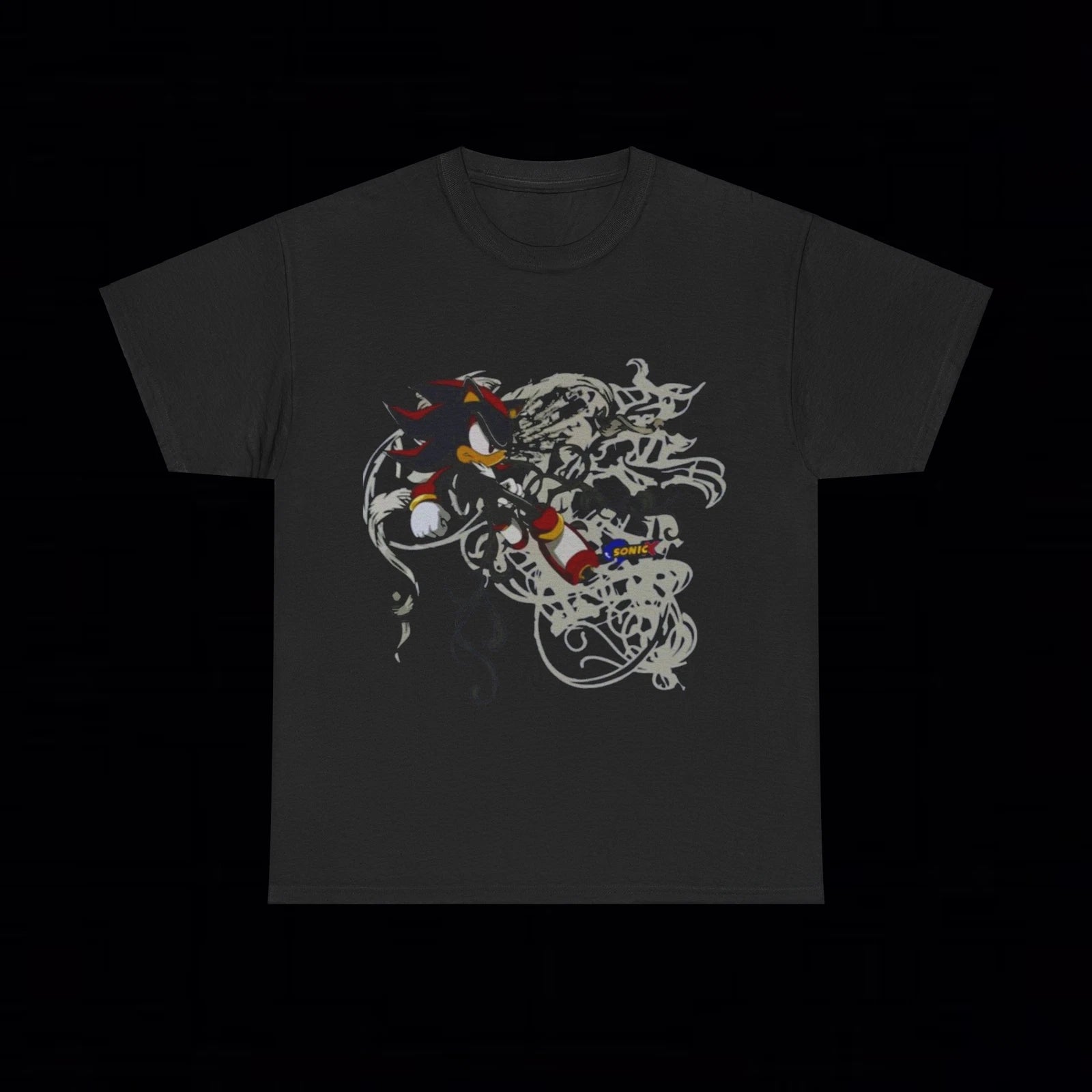 Sonic X Shadow the Hedgehog t shirt grunge y2k emo amity affliction tapout goth