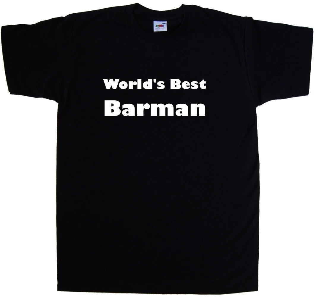 World's Best Barman T-Shirt