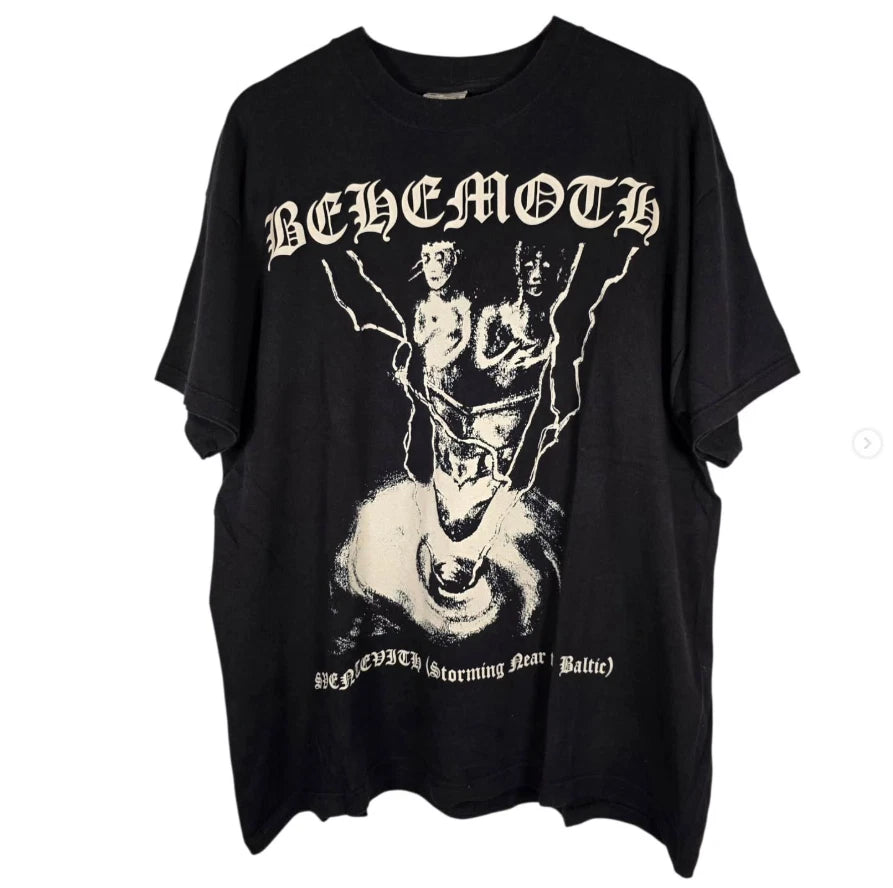 1995 BEHEMOTH - Sventevith (Storming Near the Baltic) Vintage T-Shirt Reprint
