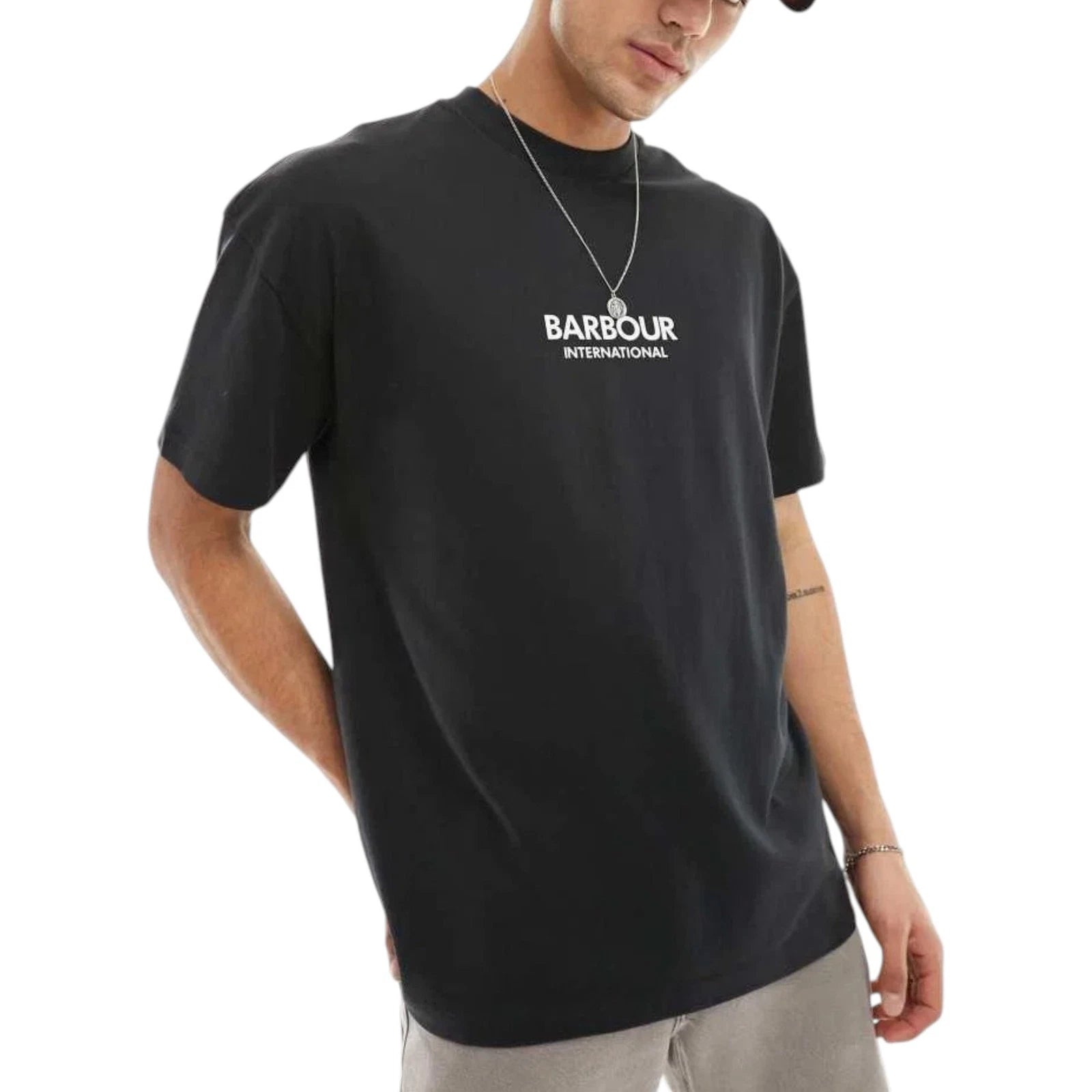 Barbour Mens T Shirts Relaxed Fit Crew Neck Casual Pullover Everyday Sport Top