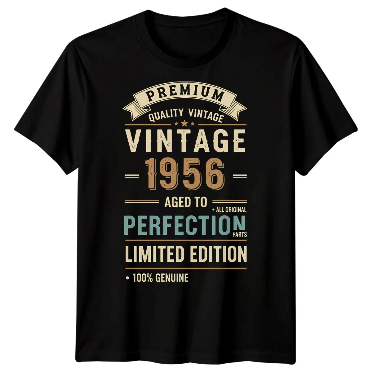 Vintage 1956 All Original Parts Mens T-Shirt 70th Birthday Gift