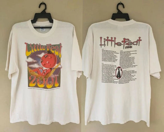 2001 Tour Little Feat Rock Band Tomato Graphic T-Shirt