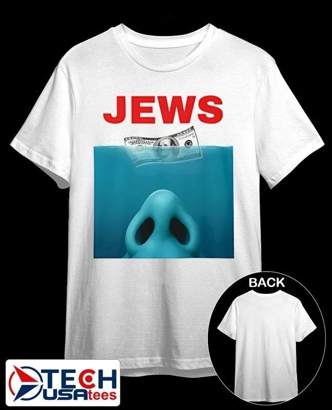 Funny JEWS nose dollar shirt Unisex Fan Gift S-5XL