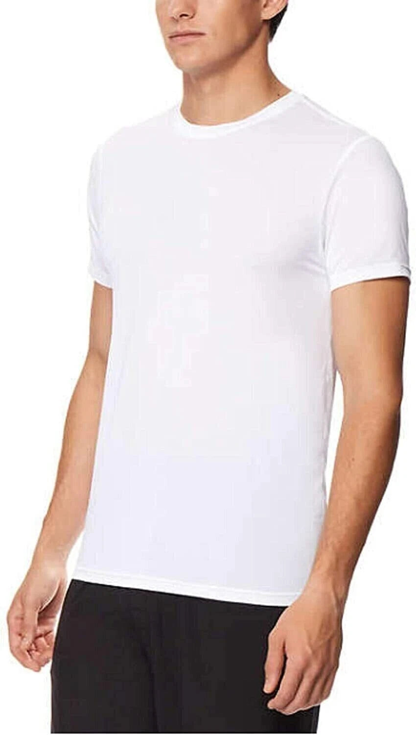 NWT 3 Pack 32 Degrees Cool Short Sleeve Crew Neck Breathable TShirt White size M