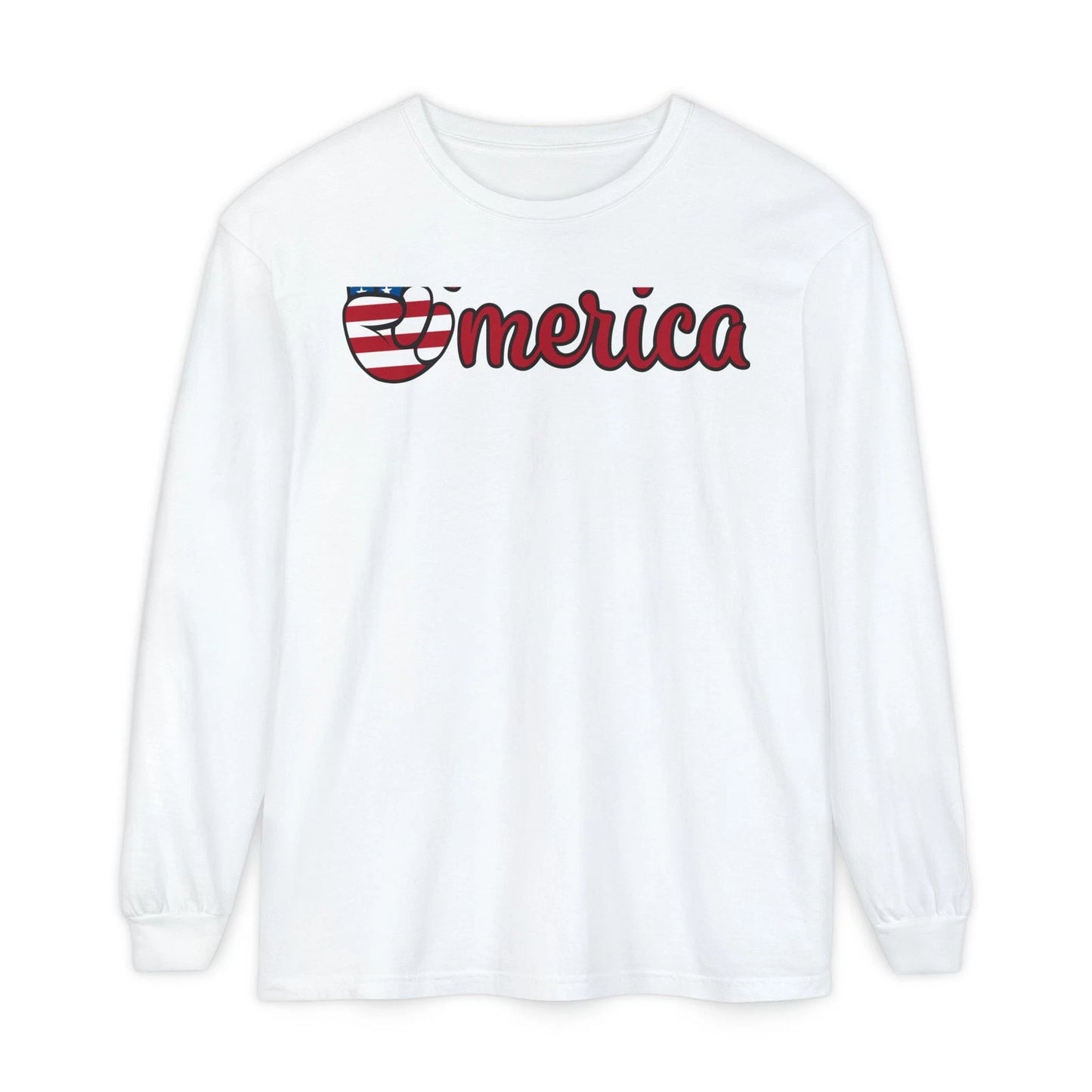 Unisex Garment-dyed Long Sleeve T-Shirt