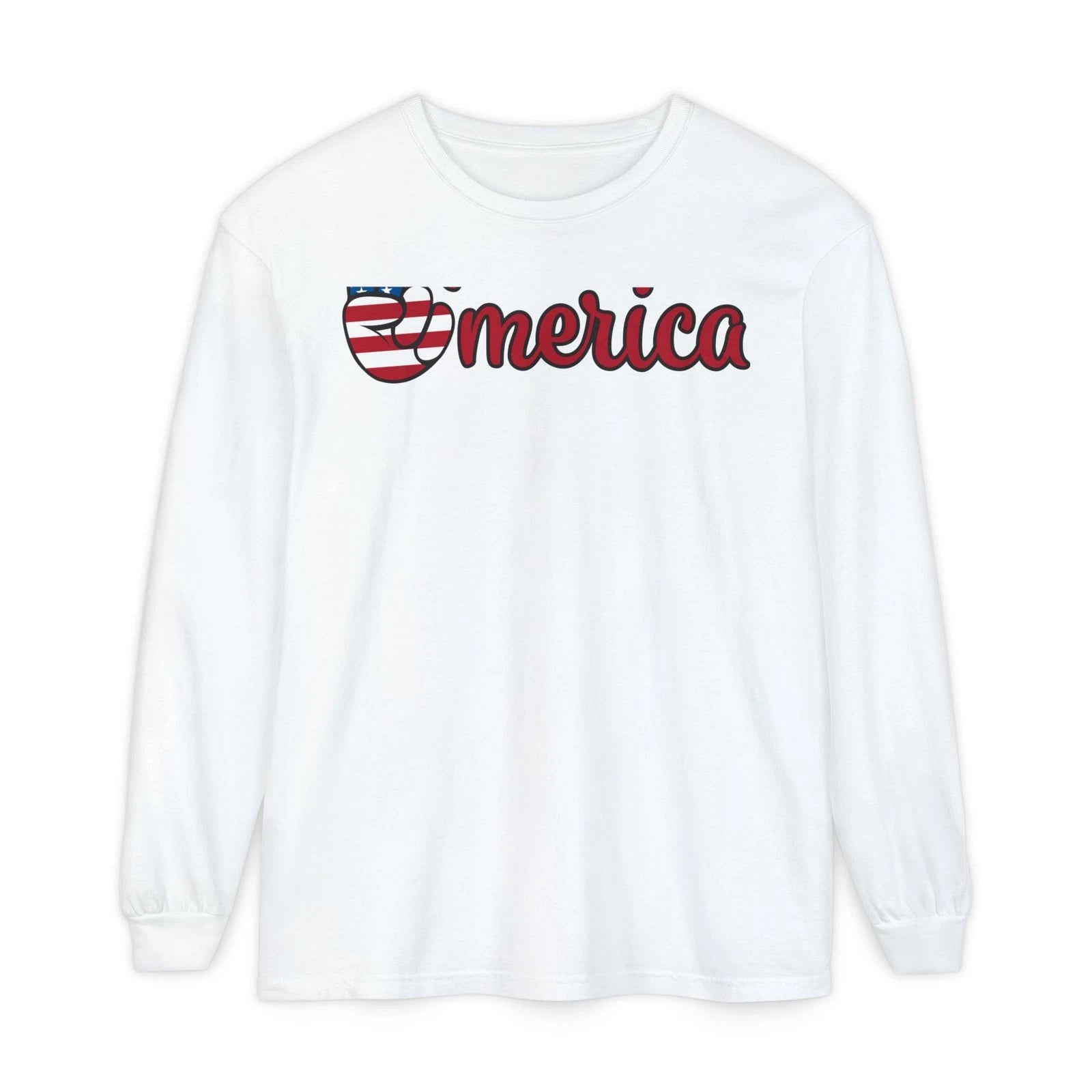 Unisex Garment-dyed Long Sleeve T-Shirt