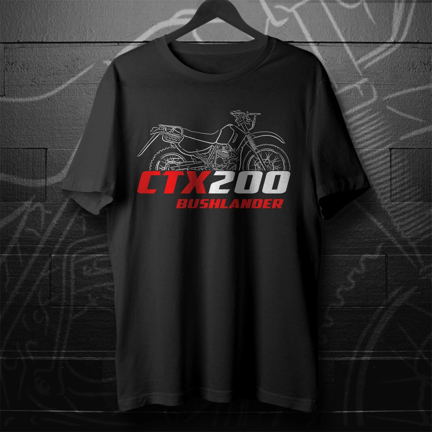 Honda CTX200 Bushlander 2002-2016 - Motorcycle T-Shirt for Riders