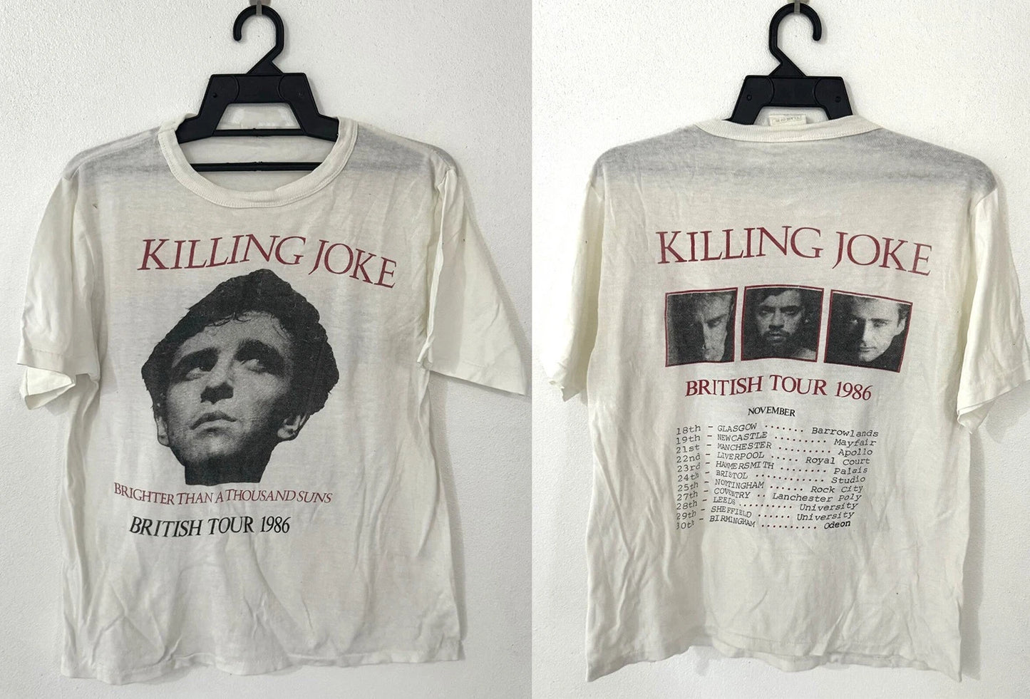 New Popular KILLING JOKE PUNK ROCK TOUR CONCERT Gift For Fans Unisex S-5XL TK294