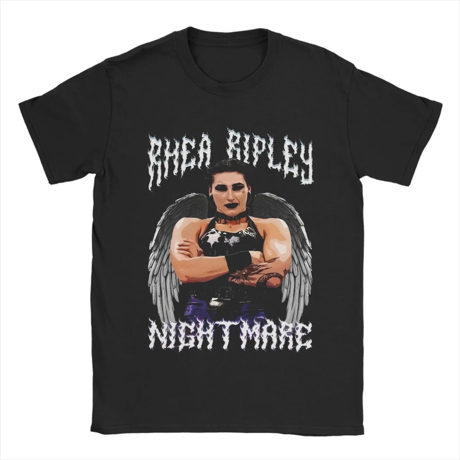 Rhea Ripley T-Shirts Graphic Print Wrestler Mami Cotton Tees Unisex