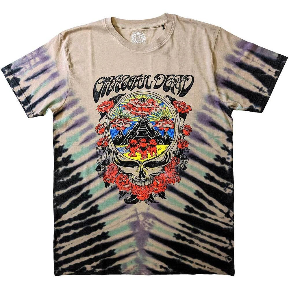 Grateful Dead Unisex T-Shirt: Eye Clouds (Wash Collection)