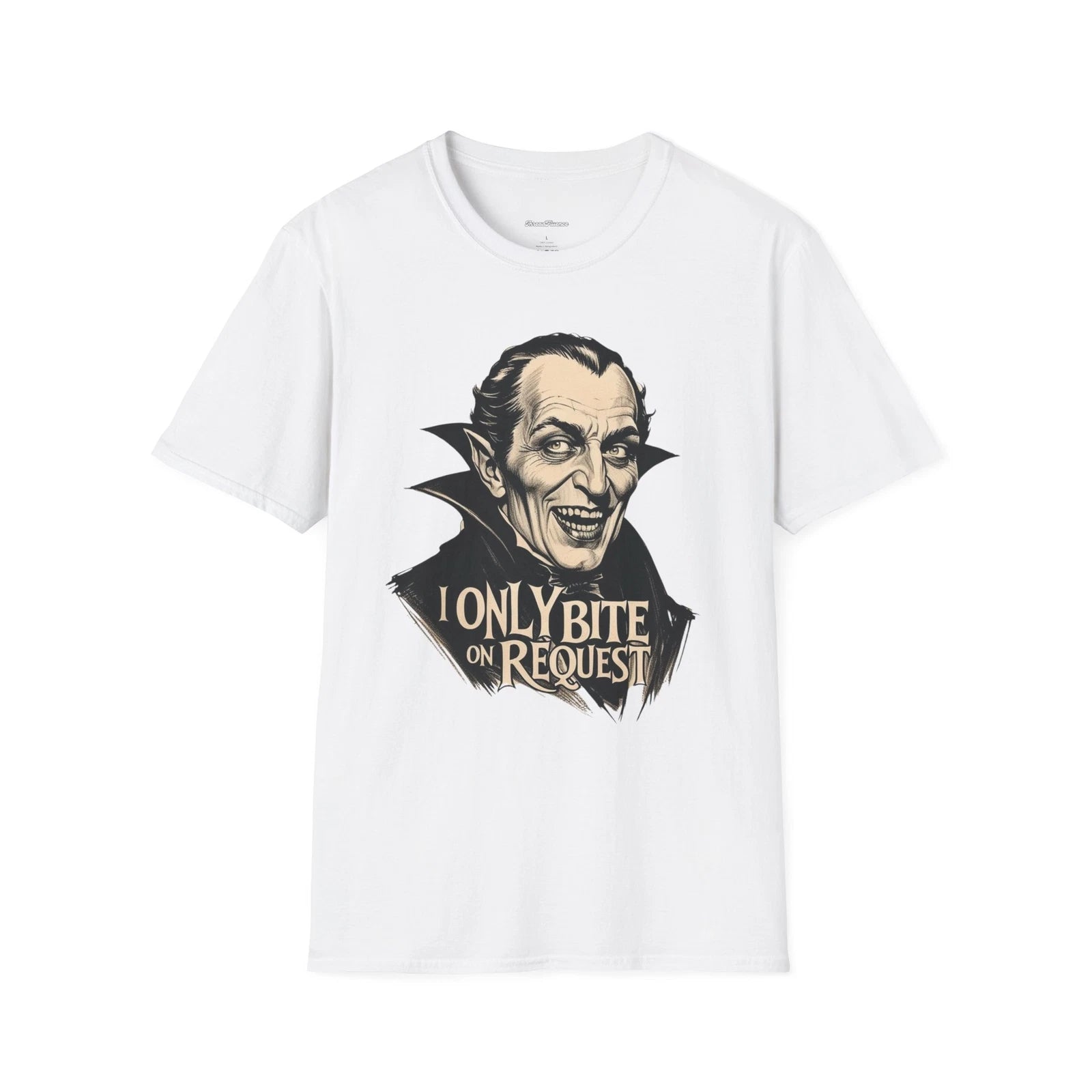 Humorous Dracula Unisex T-Shirt, Blood Type Tee, Funny Vampire Shirt, Halloween