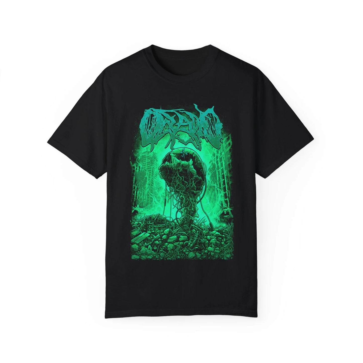 Oceano Gothic Graphic T-Shirt, Edgy Skull Tee, Occult Fashion, Deathcore Merch