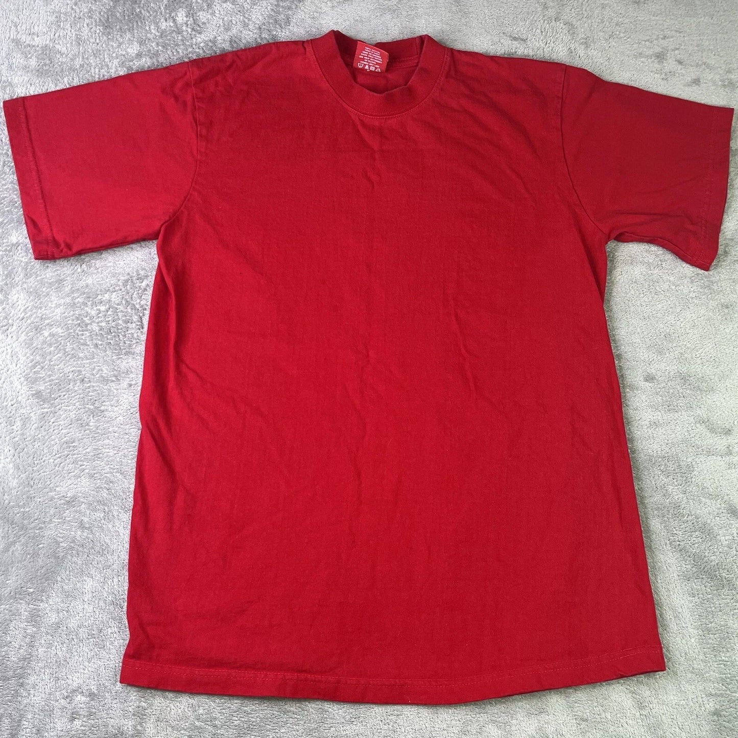 Dream USA Shirt Mens Medium Red Short Sleeve Cotton Casual Pullover Tee Logo