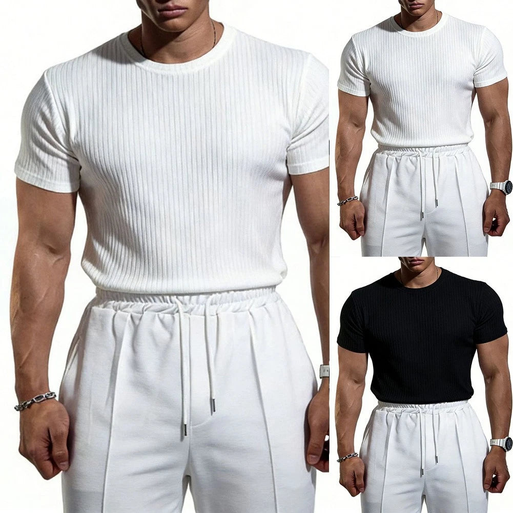 Slim Fit T-Shirt Lightweight Machine Washable 95% Polyester 5% Spandex