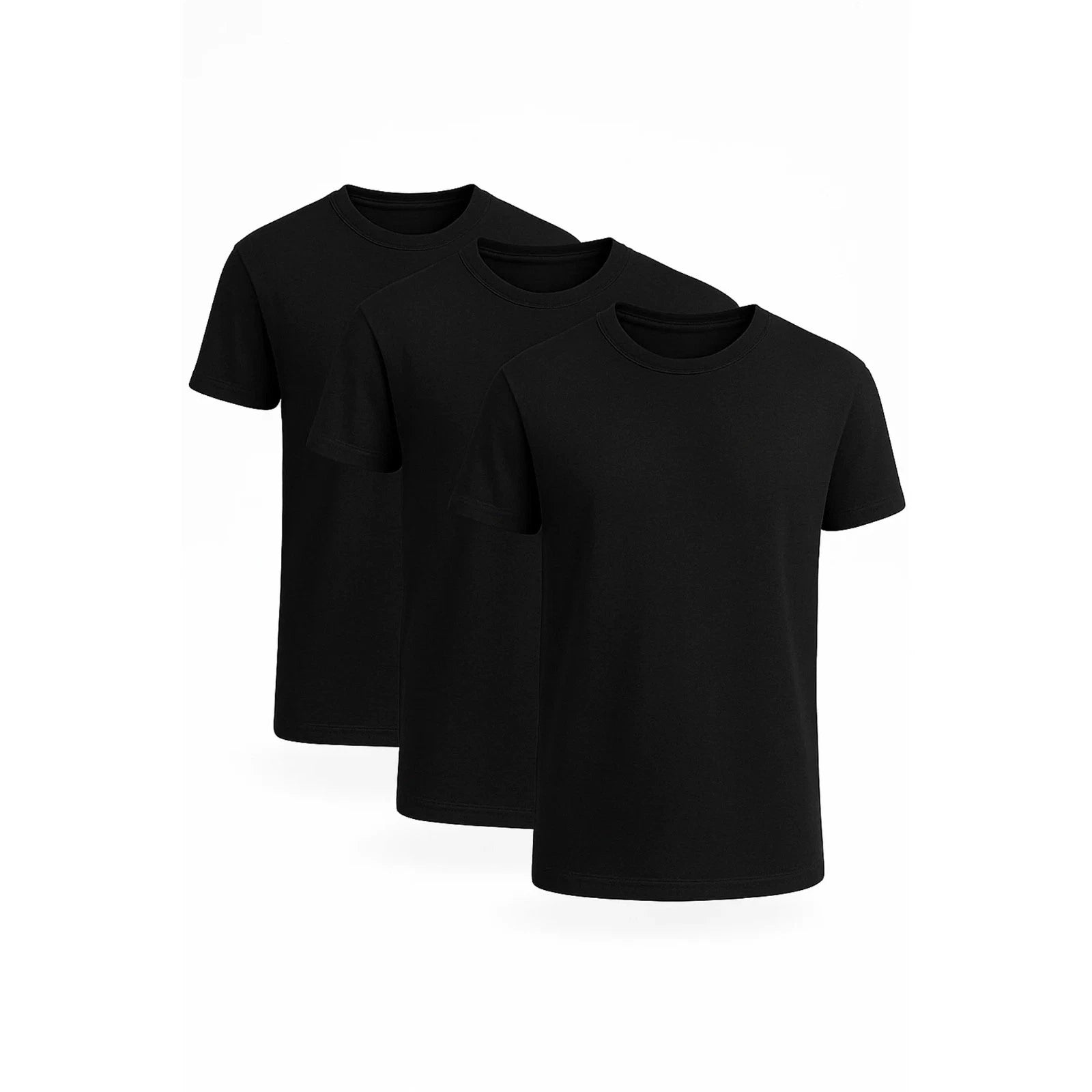 NEW Black Mesh Tees Shirts 3-Pack Wrangler Mens Performance Breathable Soft L