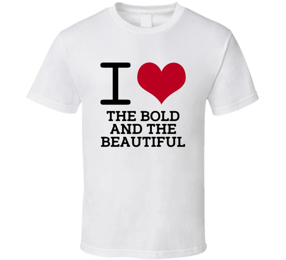 The Bold and the Beautiful I Heart Classic Soap Opera Tv Show T Shirt
