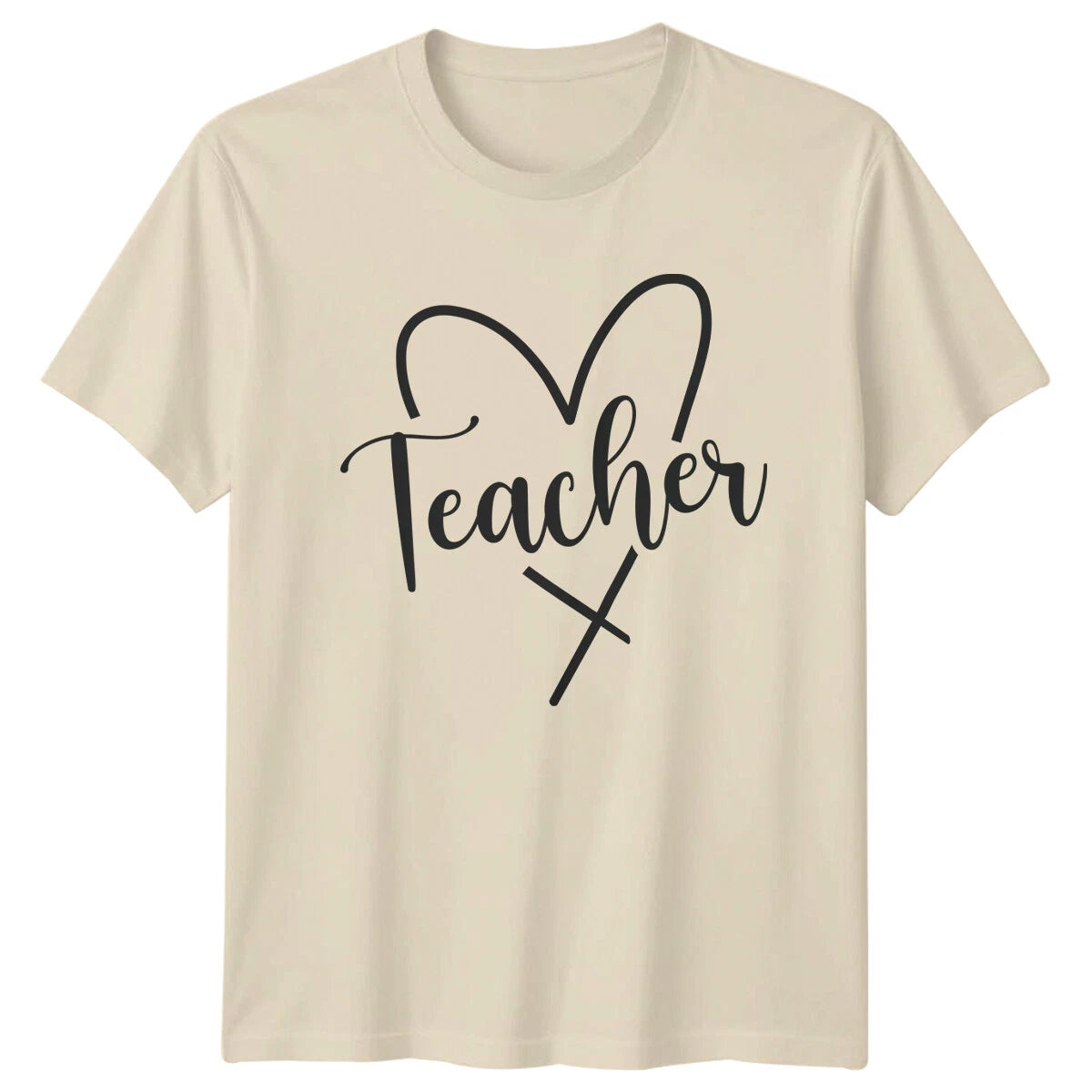 Teacher Heart XO Graphic T-Shirt, Cute Teacher Appreciation Gift