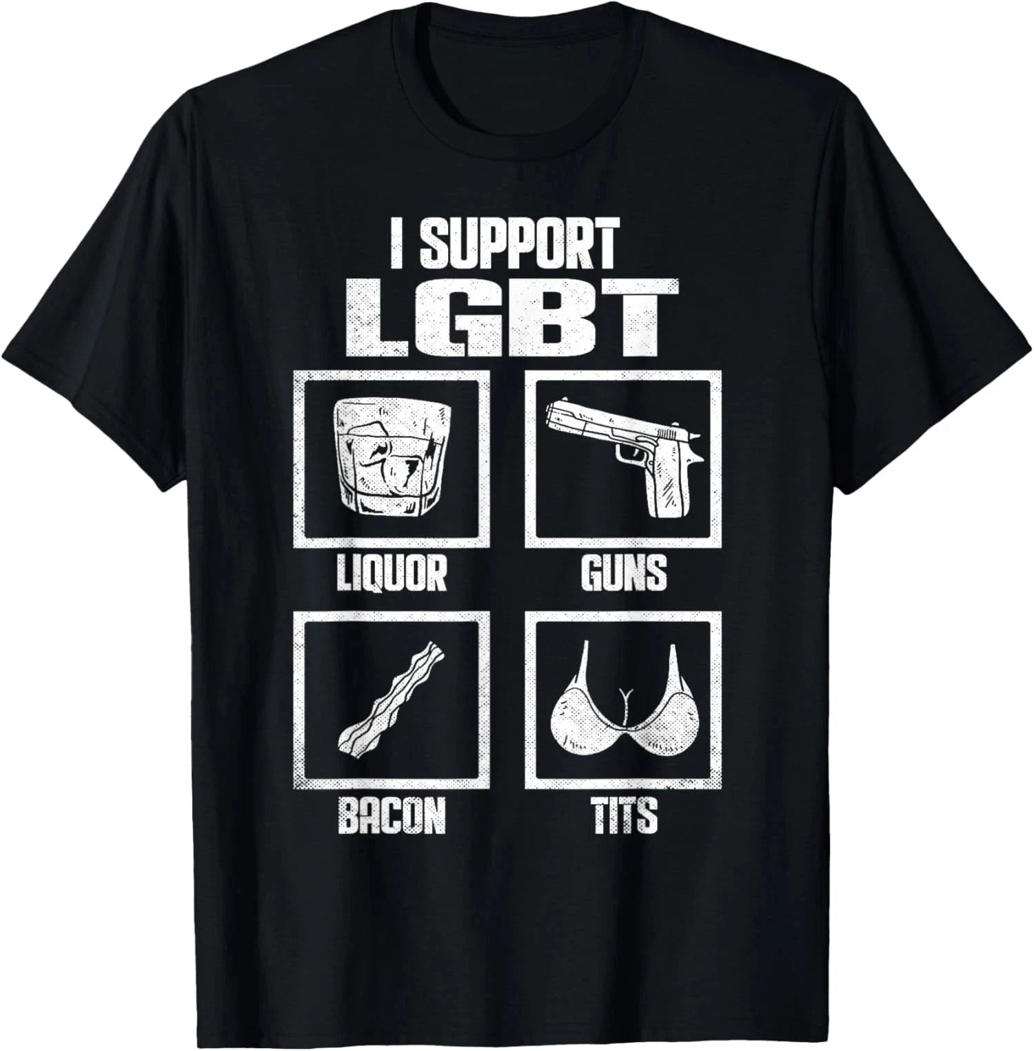 Funny Support LGBT Bisexual Transgender Lesbian Gay Unisex T-Shirt
