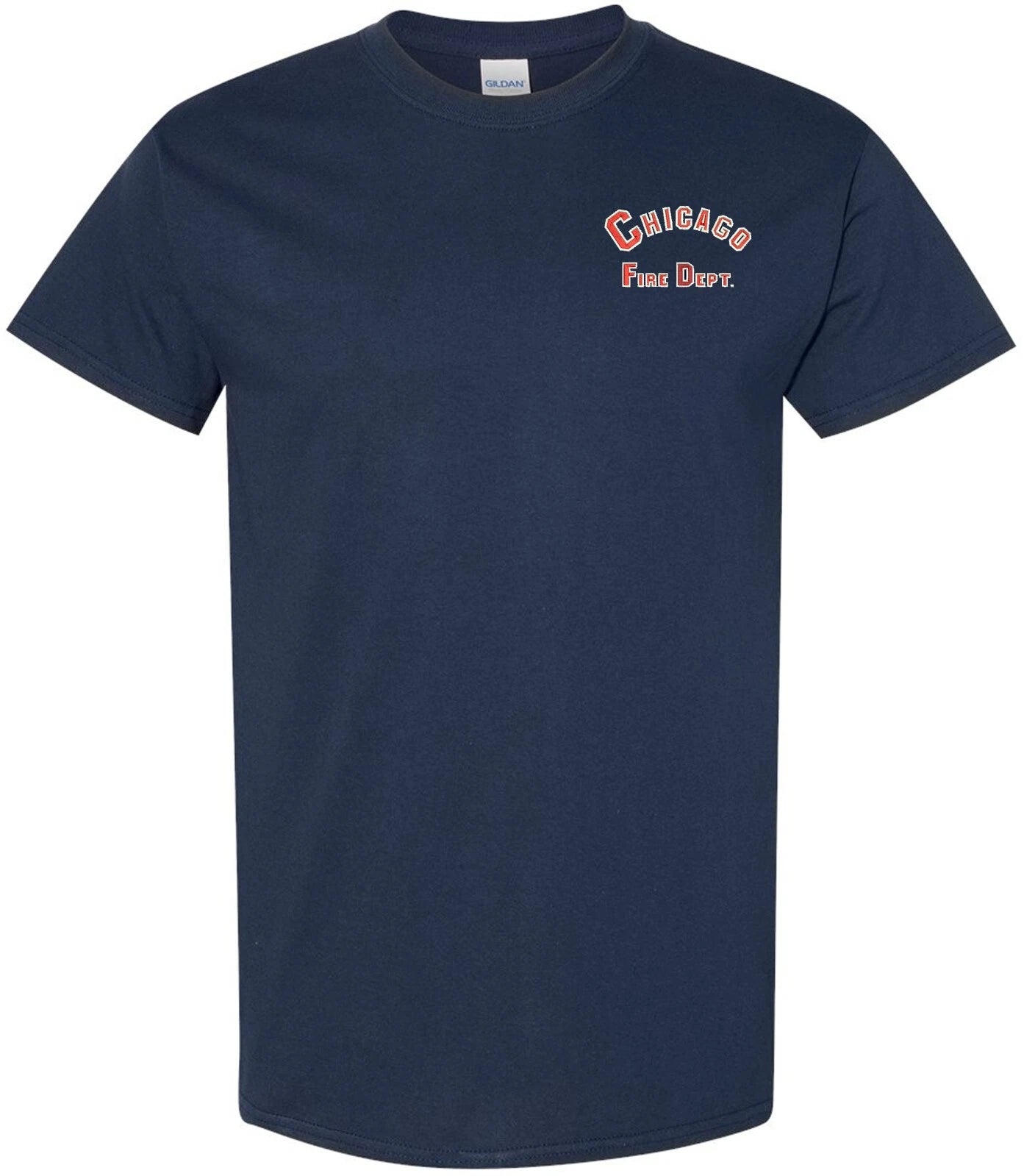 Chicago Fire Department Embroidered T-shirt with Arched As Seen On TV