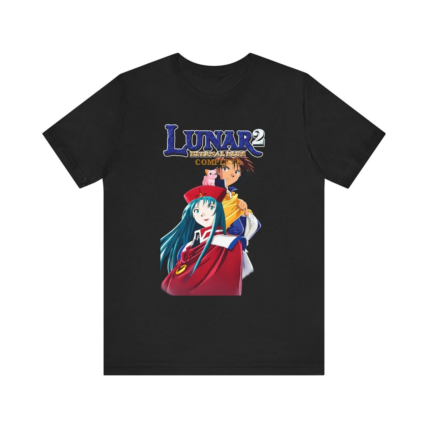 Lunar 2: Eternal Blue Complete Retro Style Art Unisex Jersey Short Sleeve Tee