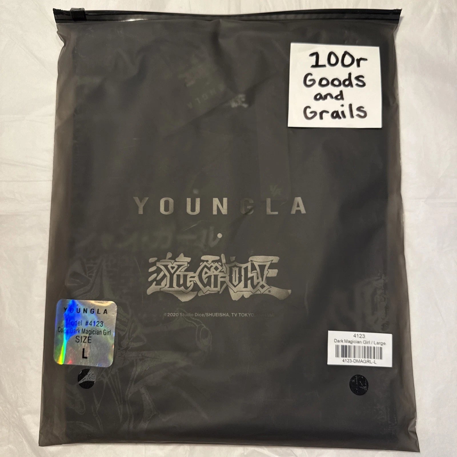 YOUNGLA - 4123 - YLA YU-GI-OH! TEES - DARK MAGICIAN GIRL - LARGE