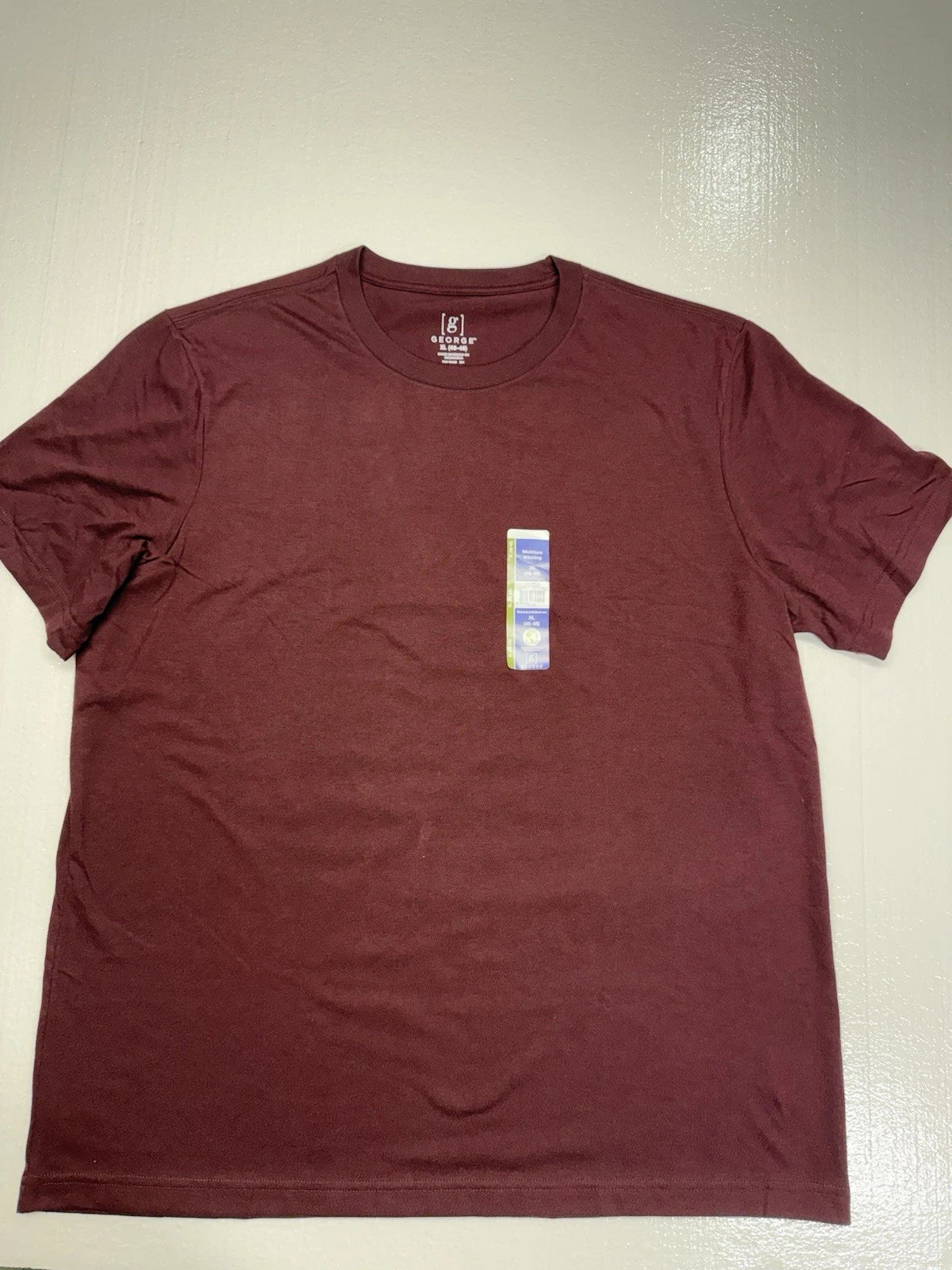 George Men’s XL Moisture Wicking Performance T-Shirt Crewneck NWT