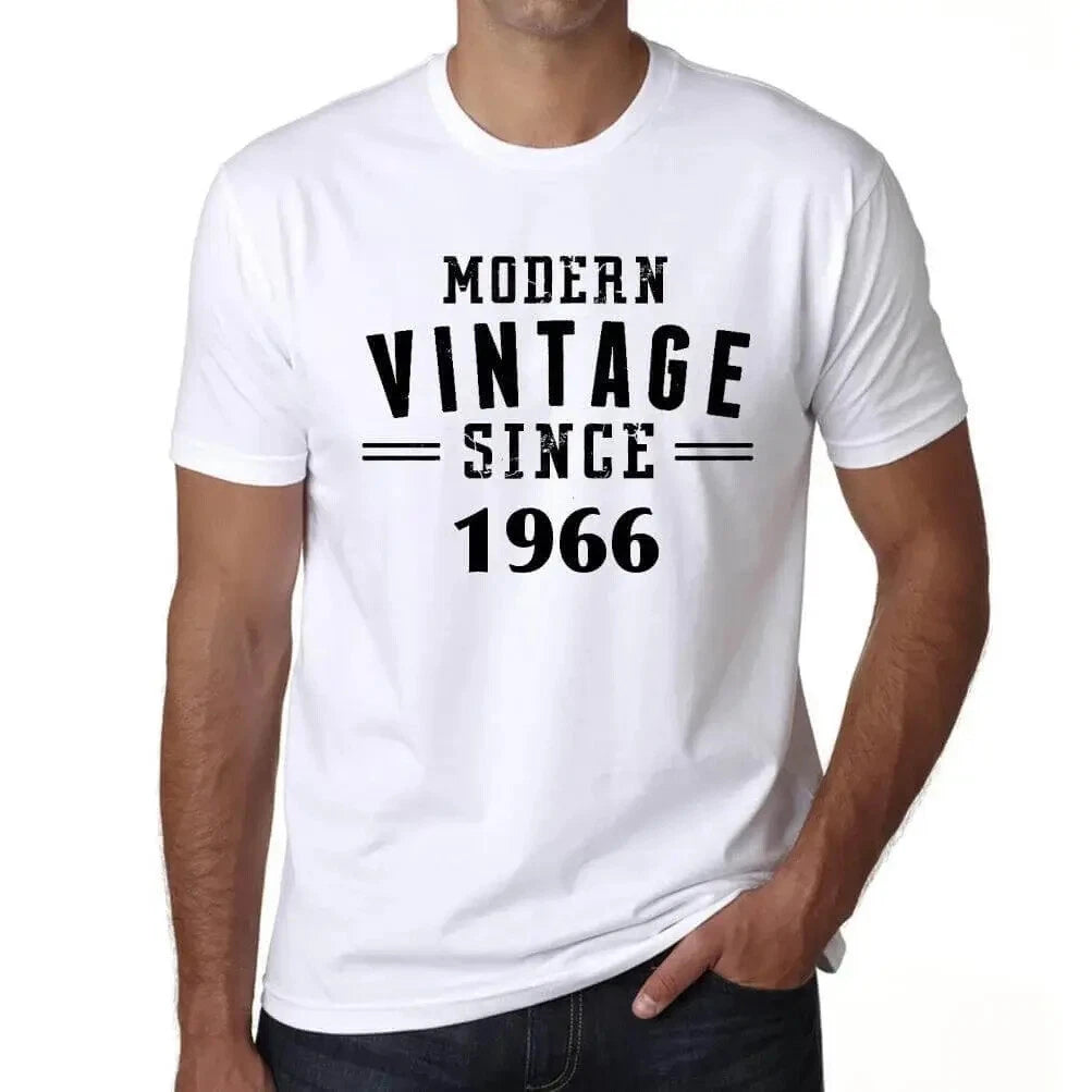 ULTRABASIC Men's T-Shirt Vintage Modern Since 1966 Modern Vintage Since