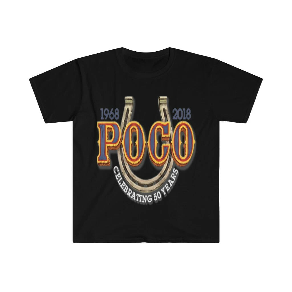 Unisex Soft Cotton T-Shirt Band Poco. 50 Years