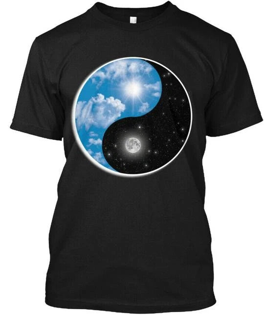 Cool Yin Yang Tee T-Shirt Made in the USA Size S to 5XL