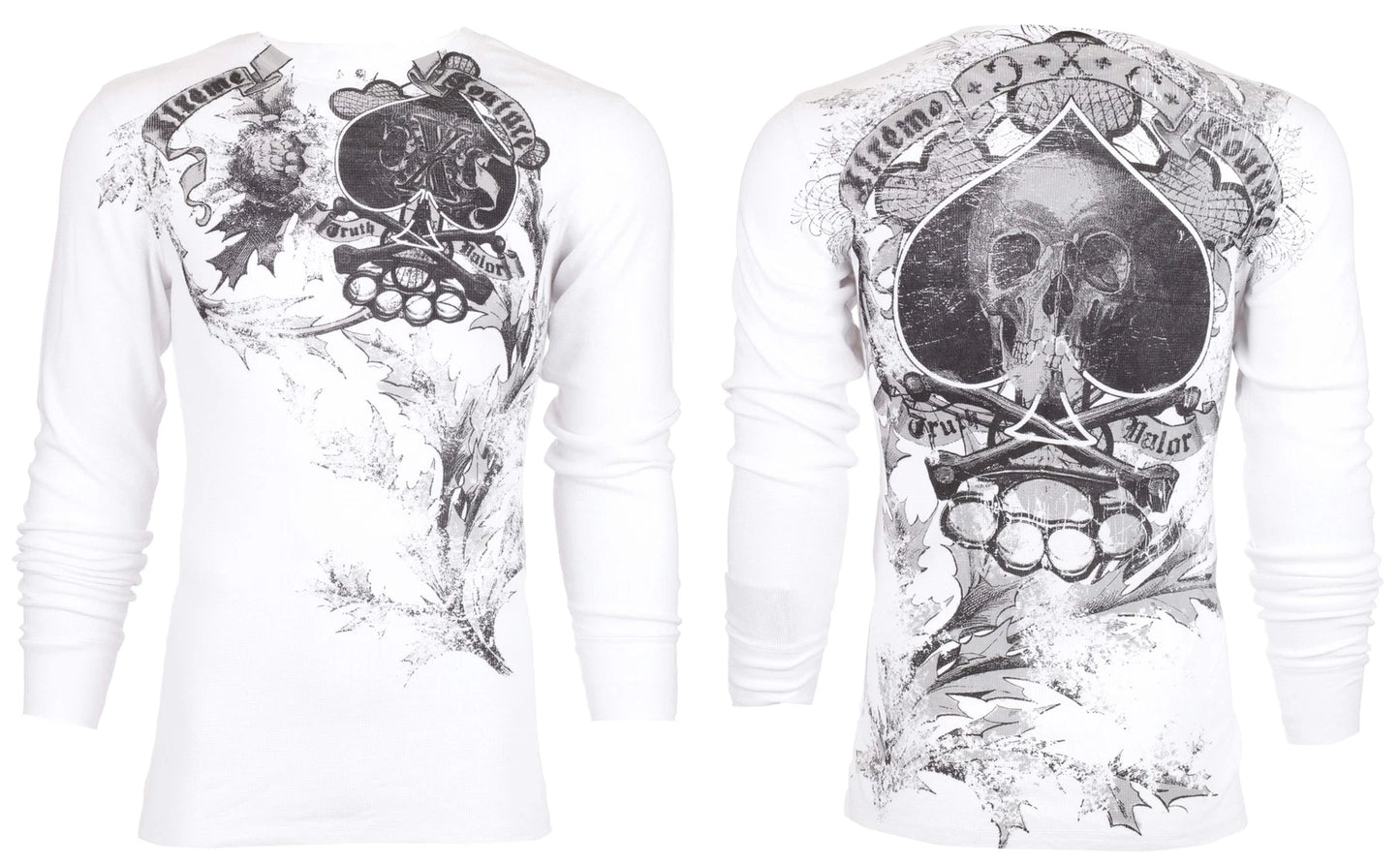 Xtreme Couture by Affliction Men's Thermal Shirt spade