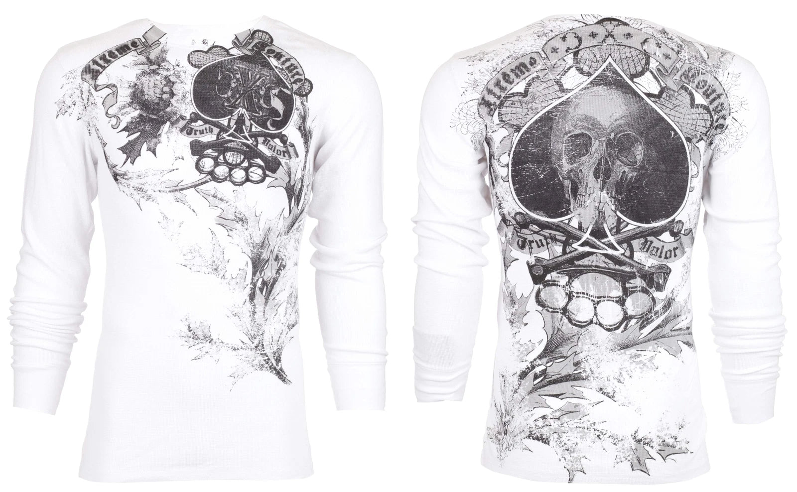 Xtreme Couture by Affliction Men's Thermal Shirt spade