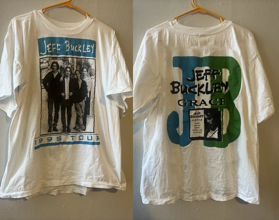 Vintage Jeff Buckley Grace Tour Parking Lot Rare Tee Full Size S-5XL