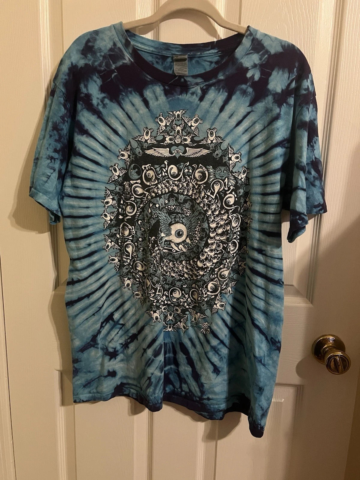 #Grateful Dead "Eyes of the World" Tie Dye T Shirt  L