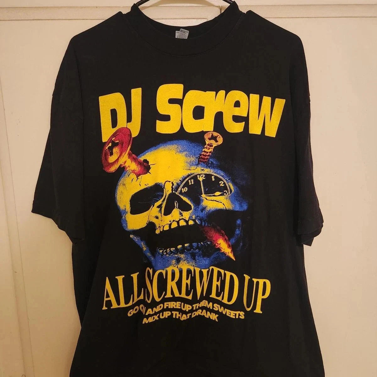 VTG DJ Screw Gift T-shirt Shirt Short Sleeve S to 3XL