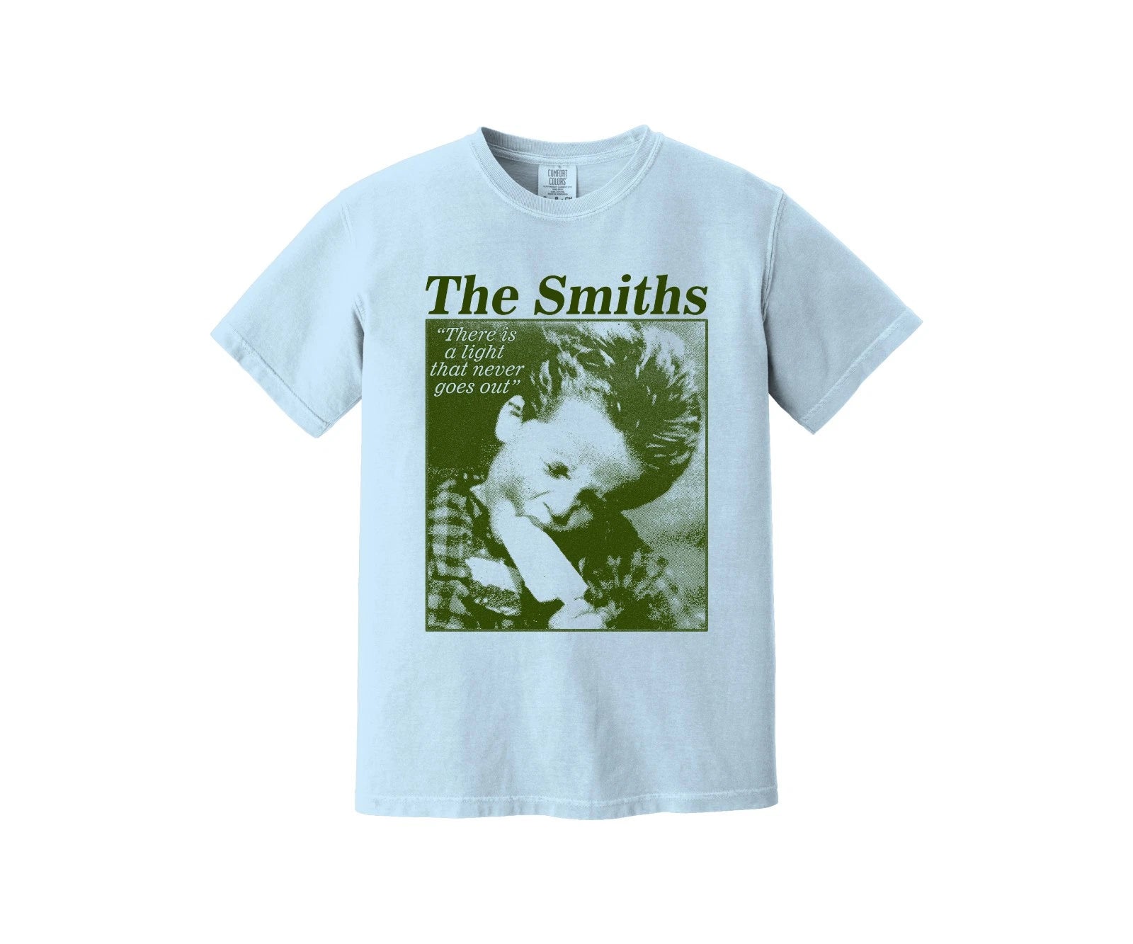 The Smiths Heavyweight T Shirt - There Is A Light That Never Goes Out, 80s goth