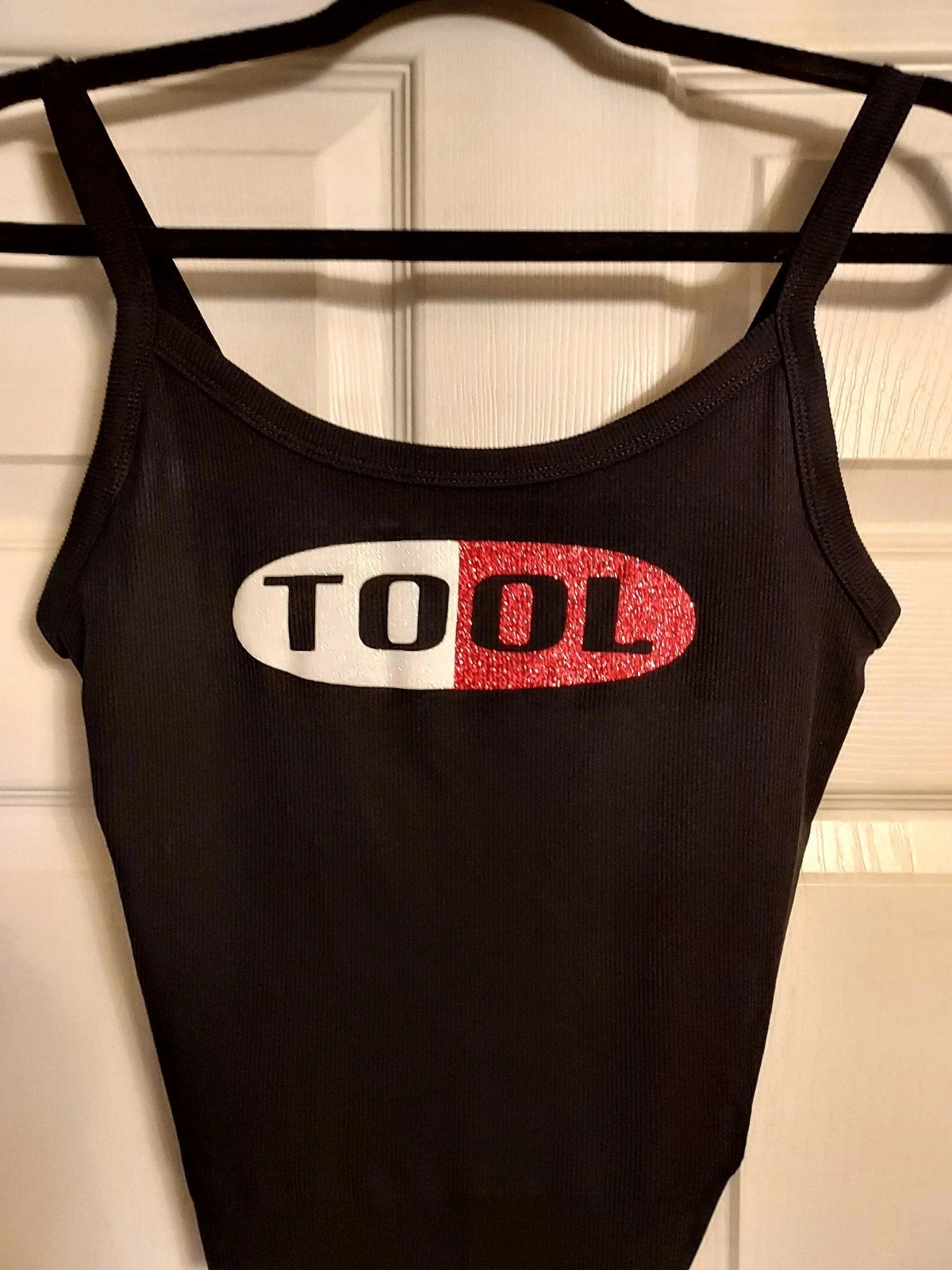 tool band Crop top pill design tool Tank top tool shirt Glitter  SizexXs-2x