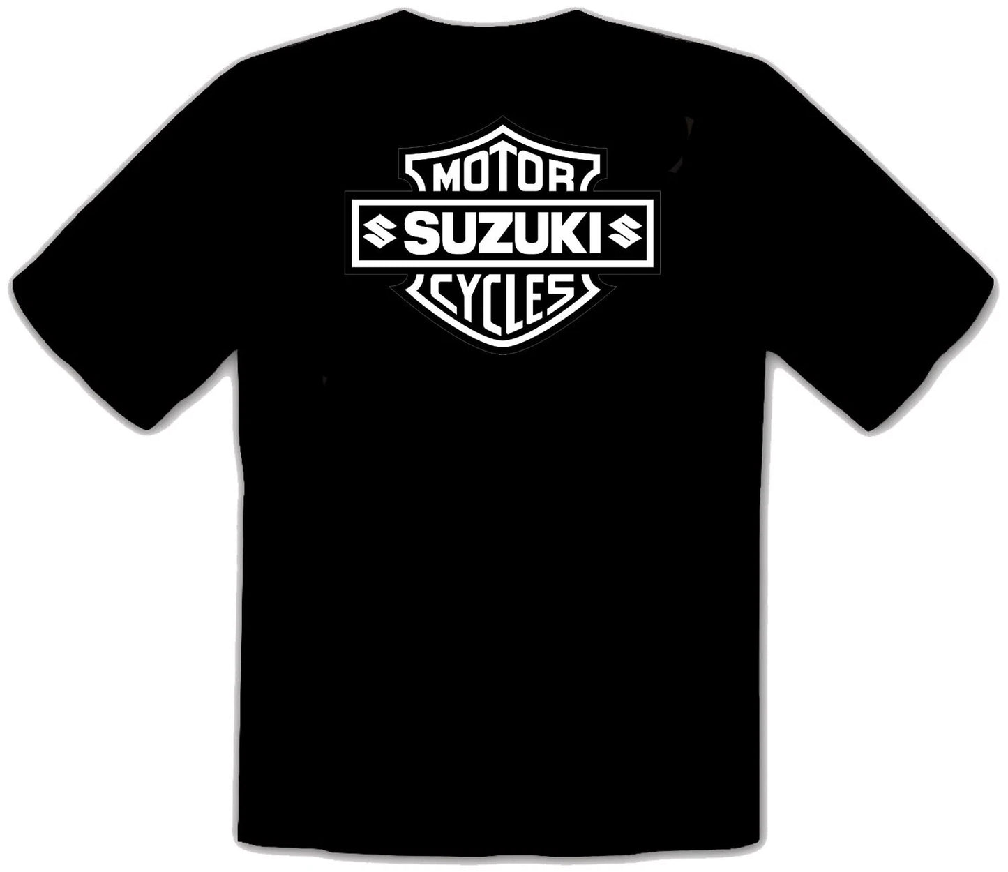 SUZUKI Motor Cicles BLACK T-Shirt - 537