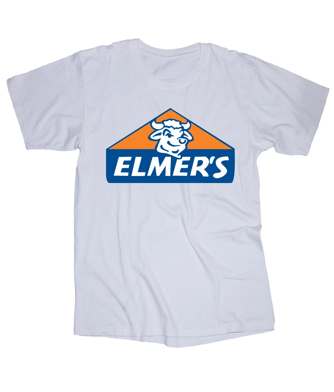 Elmers Glue logo wood working white t-shirt school