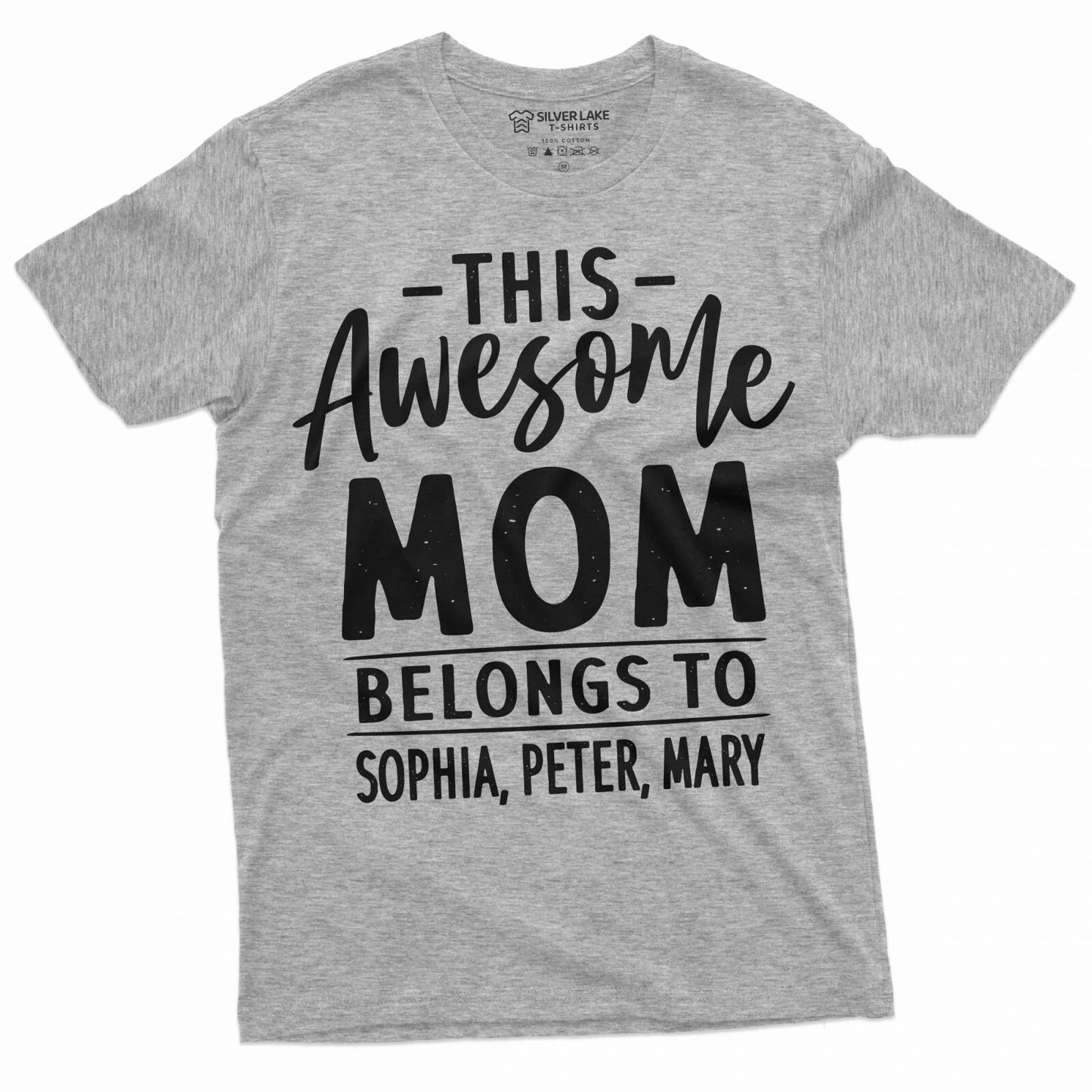 Personalized Mom Shirt Mother's Day Shirt For Mom Customizable Mom T-Shirt