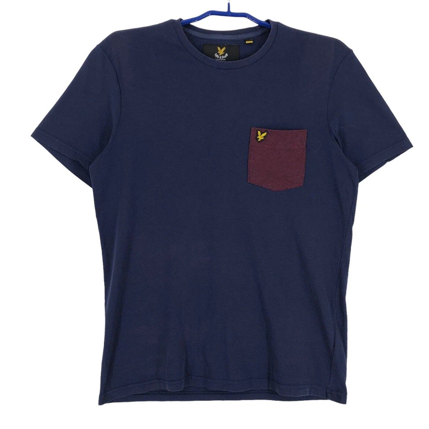Lyle & Scott Mens Crew Neck Blue T-Shirt Size M