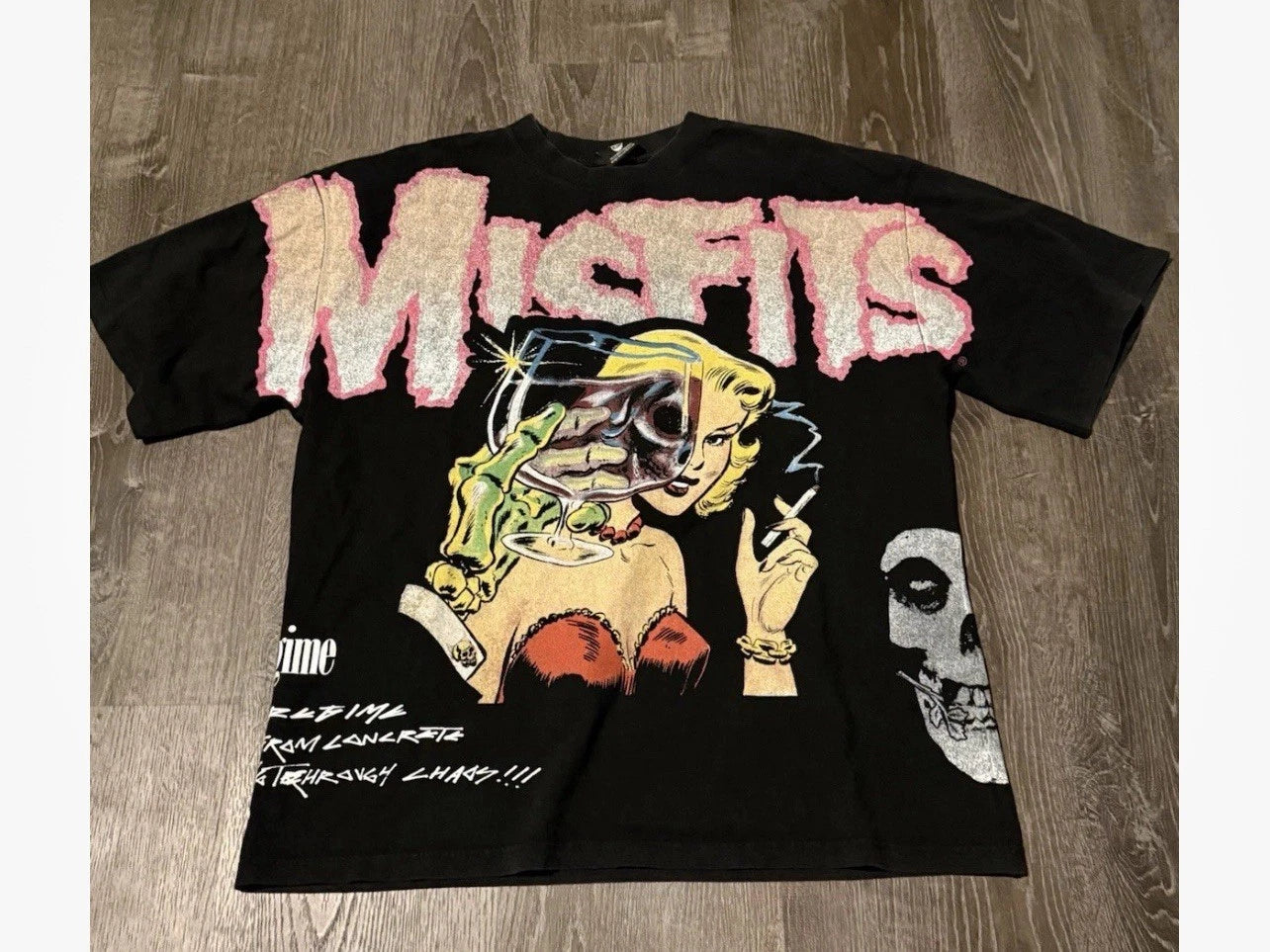 Civil Regime Misfits Die Die My Darling Collab Shirt Size M Oversized
