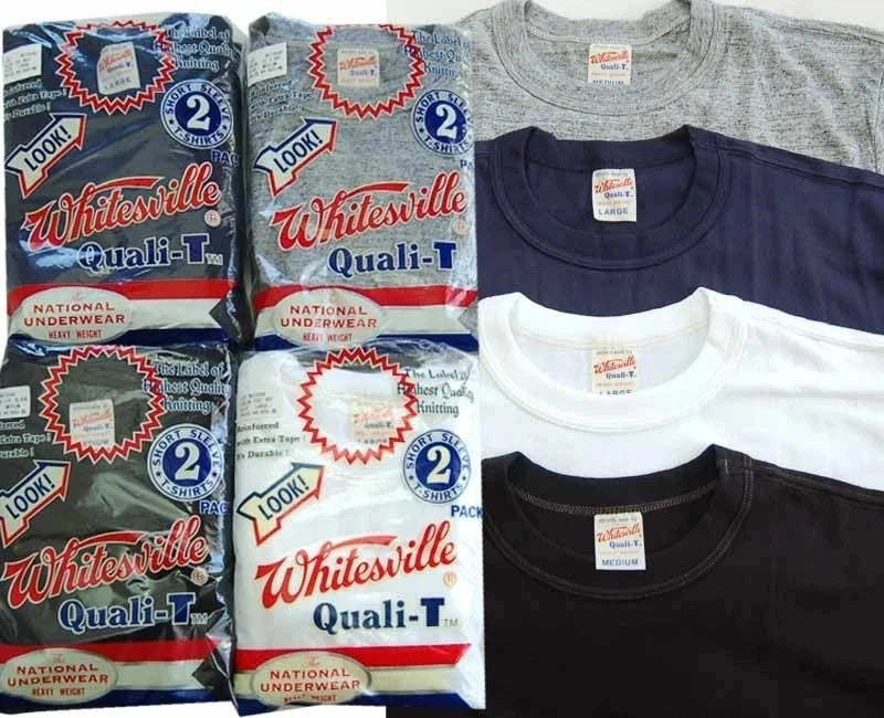 Whitesville 2-PACK T-SHIRT  Toyo enterprise New  WV73544 Made in Japan