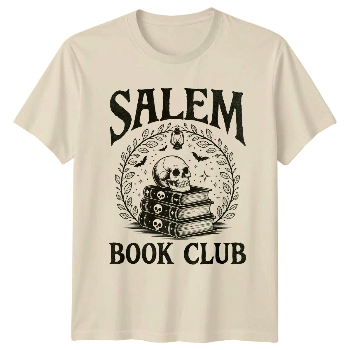 Salem Book Club Gothic Reading Lifestyle Men Women Graphic Tee